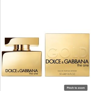 Gold Dolce & Gabbana the one